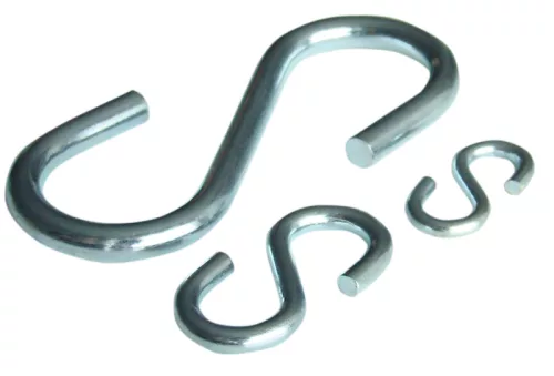 Acél kampó, horganyzott 4×30mm, 575N