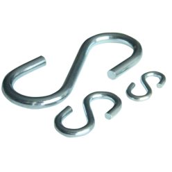 Acél kampó, horganyzott 5×50mm, 885N