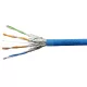 Számítógépvezeték U/FTP CAT6a 4x2xAWG23/1, 500Mhz, LS0H, Dca