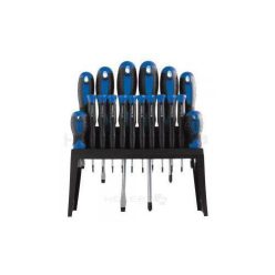 Csavarhúzó készlet tárolóval 18db-os Högert