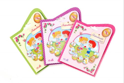 Húsvéti Tojásdíszítő Fólia Pöttyös 12db/tasak