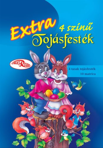 Húsvéti tojásfesték 10 db Matricával