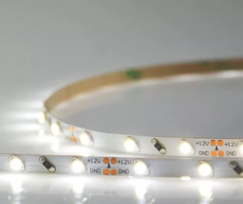 Prémium Micro LED szalag 60LED/m természetes fehér 400Lm/m 12V 5W/m 5mm széles