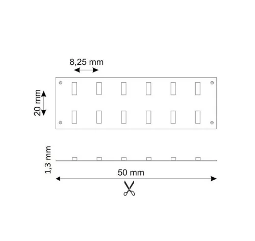 Prémium CRI95 LED szalag 240LED/m meleg fehér 2900Lm/m 24V 30W/m 2 soros