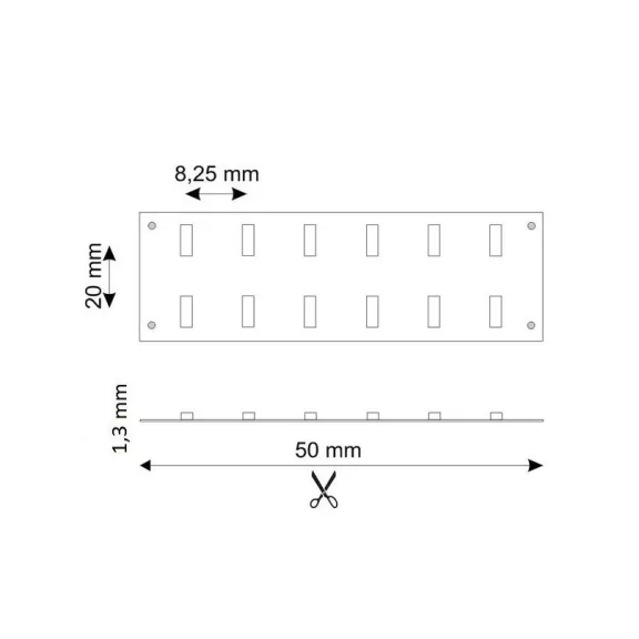 Prémium CRI95 LED szalag 240LED/m természetes fehér 3000Lm/m 24V 30W/m 2 soros