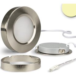   LED lámpa be és aláépíthető 12V 3W 160Lm 2800K ezüst MiniAmp csatlakozóval