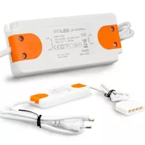 12V 15W LED tápegység MINIAMP csatlakozóval dugvillával