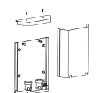 Isoled fali lámpa, 2xE27, IP54, antracit