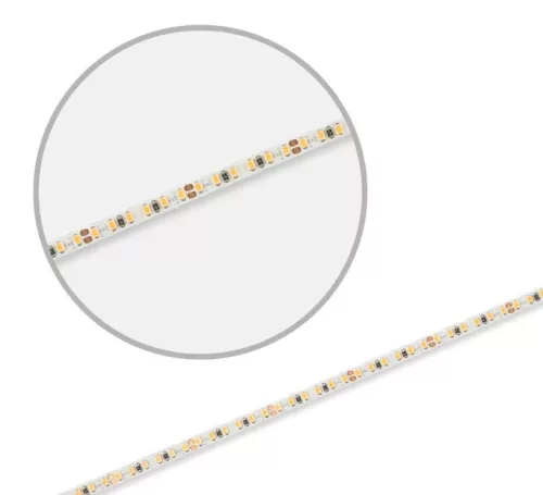 Prémium Micro LED szalag 240LED/m meleg fehér 600Lm/m 24V 5W/m 4mm széles