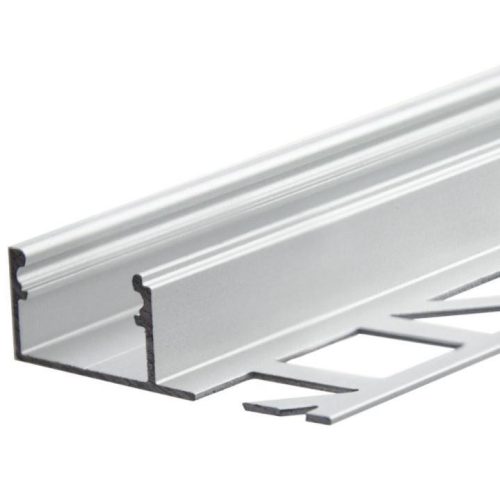 Csempeprofil fedél nélkül-lezáróprofil-led szalaghoz és neonflex fénykábelhez