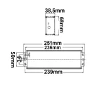 Prémium led tápegység 48V 250W IP67 1-10V dimmelhető