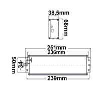 Prémium led tápegység 48V 250W IP67 1-10V dimmelhető