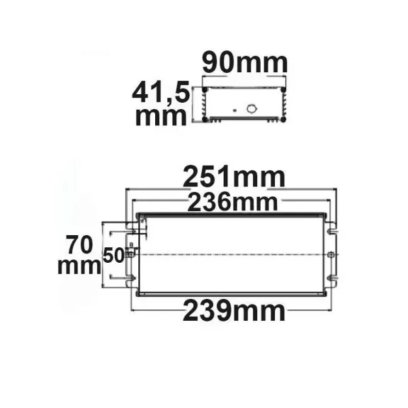 Prémium led tápegység 48V 400W IP67 1-10V dimmelhető