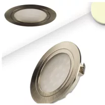   LED lámpa süllyesztett szpot 12V 2W 140Lm 3000K ezüst MiniAmp csatlakozóval
