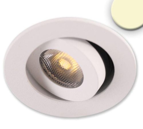LED lámpa süllyesztett billenthető szpot 24V 3W 300Lm 3000K fehér MiniAmp csatlakozóval