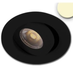   LED lámpa süllyesztett billenthető szpot 24V 3W 300Lm 3000K fekete MiniAmp csatlakozóval