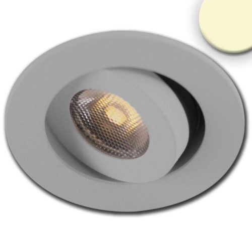 LED lámpa süllyesztett billenthető szpot 24V 3W 300Lm 3000K csiszolt alumínium MiniAmp csatlakozóval
