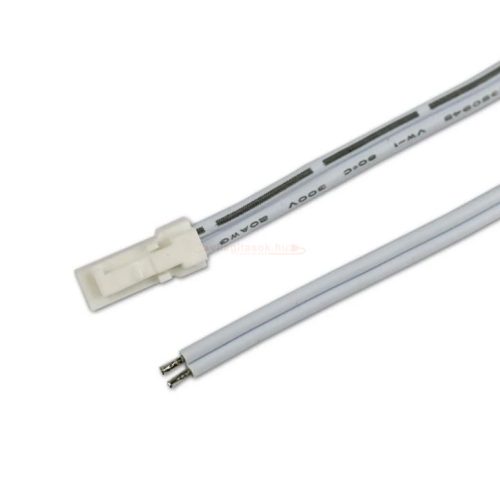 Hosszabbító kábel 100cm apa MiniAMP csatlakozóval 2 eres  fehér 3A