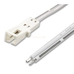   Hosszabbító kábel 100cm anya MiniAMP csatlakozóval 2 eres  fehér 3A
