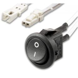 Beépíthető kapcsoló MiniAMP csatlakozóval 12-24V DC 5A