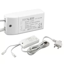 12V 30W LED tápegység MINIAMP csatlakozóval dugvillával
