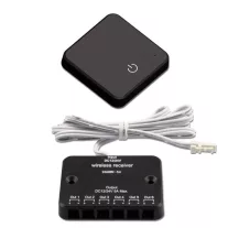   LED PWM Dimmer,MiniAMP csatlakozóval érintős távirányítóval 12-24V DC 5A