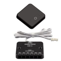   LED PWM Dimmer,MiniAMP csatlakozóval érintős távirányítóval 12-24V DC 5A