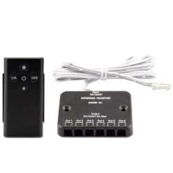   LED PWM Dimmer,MiniAMP csatlakozóval fali tartós érintős távirányítóval 12-24V DC 5A