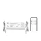 Dinamikus színhő, LED rádiós PWM Dimmer,MiniAMP csatlakozóval távirányítóval 12-24V DC 5A