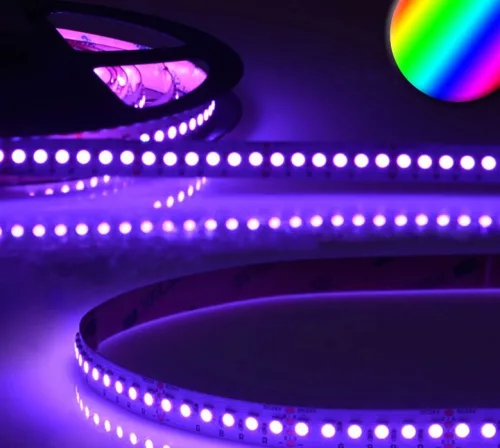 Prémium CRI90 LED szalag 180LED/m RGB 605Lm/m 24V 11W/m