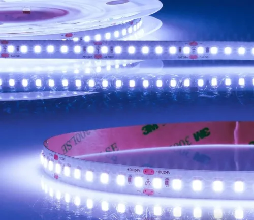 Prémium CRI97 FOOD halhoz LED szalag 130LED/m 583nm 1900Lm/m 24V 14W/m IP54