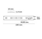 Prémium CRI96 DIMM-TO-WARM (naplemente) LED szalag 120LED/m 1800-3000K 1160Lm/m 24V 14W/m