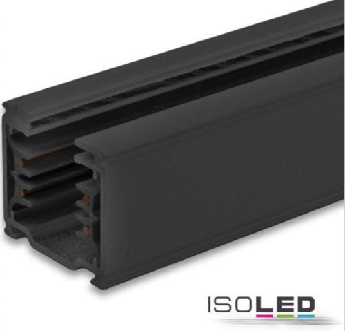 ISOLED sínes LED lámpához sín 2 méteres 3 fázisú fekete