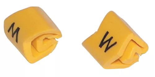 Vezetékjelölő (F betű) vezetékre ráhúzható 1,5-4mm2