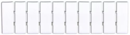 Jelölőlapka TSKA, TSKB sorozatkapocshoz, (10 modul), W=4mm