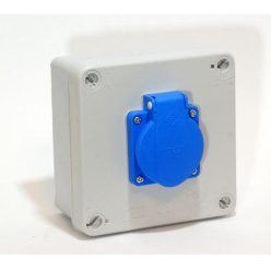 SZERELT DOBOZ 1x 2P+F