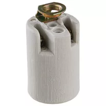   Foglalat porcelán E14, 250V, 2A, 60W, beépíthető 10X1-es menettel