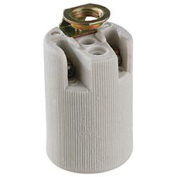   Foglalat porcelán E14, 250V, 2A, 60W, beépíthető 10X1-es menettel