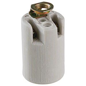 Foglalat porcelán E14, 250V, 2A, 60W, beépíthető 10X1-es menettel