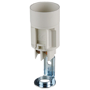 Jangar gyertya foglalat E14 6cm fehér