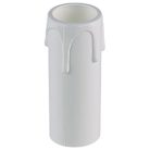 Jangar gyertya foglalat E14 6cm fehér