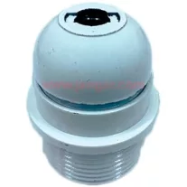   Csillárfoglalat műanyag, E27, 4A, 60W,csavaros csatlakozás, fehér