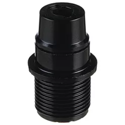   Csillárfoglalat műanyag, mennyezetre rögzíthető, E14, 2A, 40W, fekete