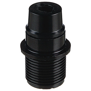 Csillárfoglalat műanyag, mennyezetre rögzíthető, E14, 2A, 40W, fekete