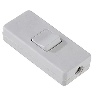 Zsinórkapcsoló fehér 250V 2A