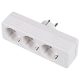 Védőérintkezős 3-as elosztó