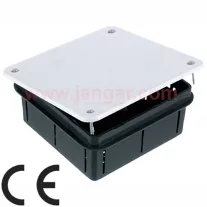   Kötődoboz süllyesztett, csavaros fedél 100x100x50mm, IP30