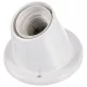 Foglalat E27 műanyag ferde, talpas max.: 60W, 4A, 250V, fehér