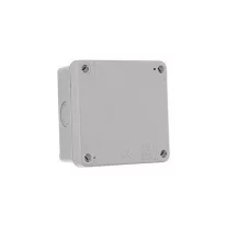KÖTŐDOBOZ PERFORÁLT OLDALFALLAL 107X107X60 MM IP65