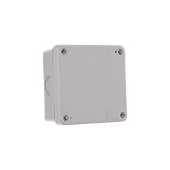 KÖTŐDOBOZ PERFORÁLT OLDALFALLAL 107X107X60 MM IP65